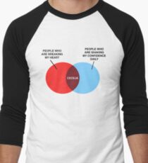 Cecilia Venn Diagram Men's Baseball ¾ T-Shirt