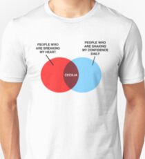 Cecilia Venn Diagram Unisex T-Shirt