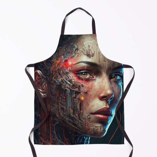 Item preview, Beautiful Cyberpunk Woman designed and sold by TortillaChief.