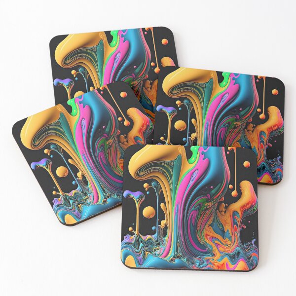 Item preview, Abstract liquid color background designed and sold by mrlongfield.