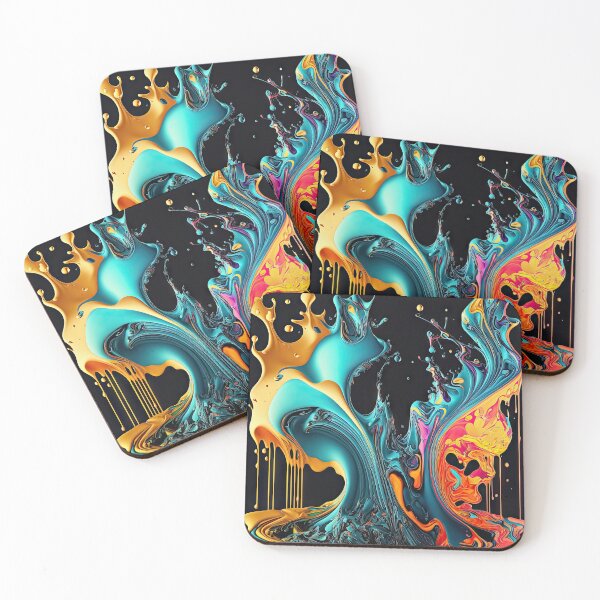 Item preview, Abstract liquid color background designed and sold by mrlongfield.