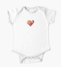 Happy Fun Heart One Piece - Short Sleeve