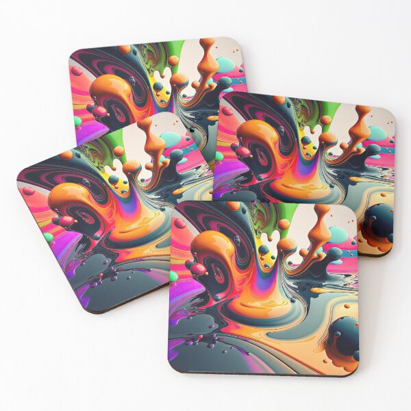 Item preview, Abstract liquid color background designed and sold by mrlongfield.
