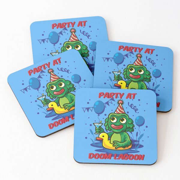 Item preview, Party at Doom Lagoon designed and sold by BeataObscura.