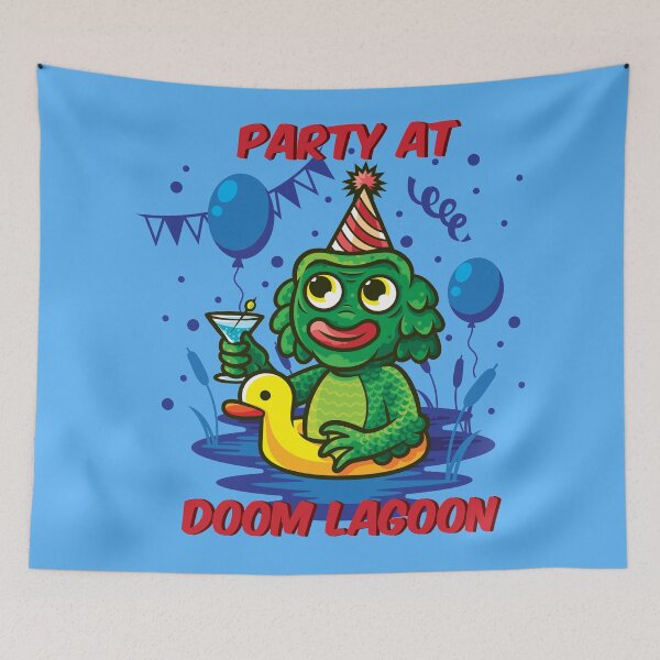 Item preview, Party at Doom Lagoon designed and sold by BeataObscura.