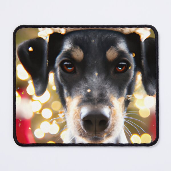Item preview,  Christmas Japanese Terrier Wearing A Santa Hat designed and sold by ZenEverAI.