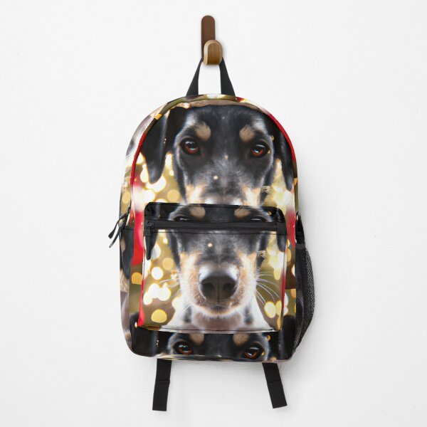 Item preview, Christmas Japanese Terrier Wearing A Santa Hat designed and sold by ZenEverAI.