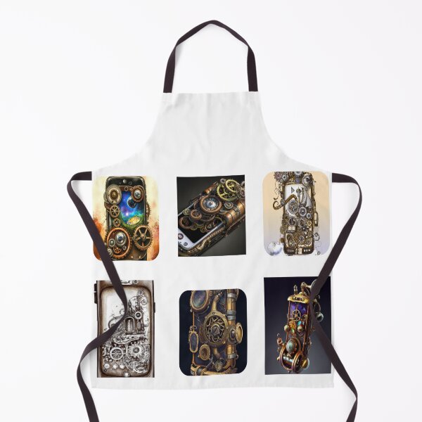 Item preview, Cell phones with different steampunk-style mechanisms designed and sold by DuniDesign.