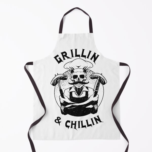 Item preview, Grillin' and Chillin' - Funny BBQ designed and sold by Georgy09.
