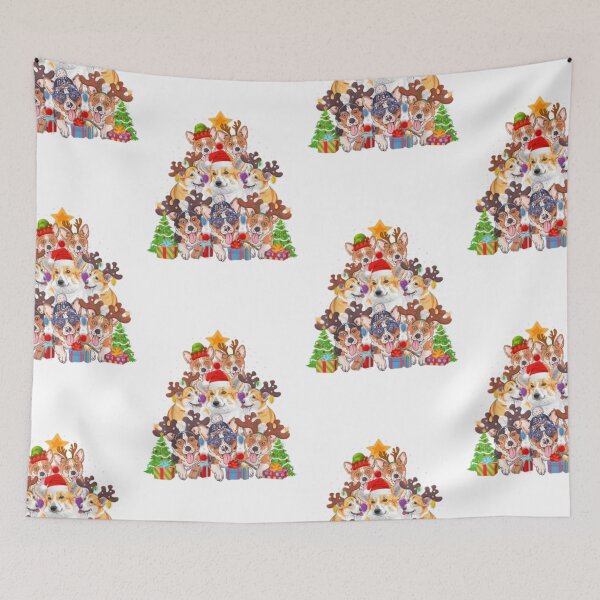 Item preview, Crismas Dog Tree designed and sold by ABZDesigner.