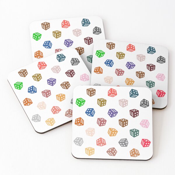 Item preview, Abstract Multicolour Dice designed and sold by Pixel4Art.