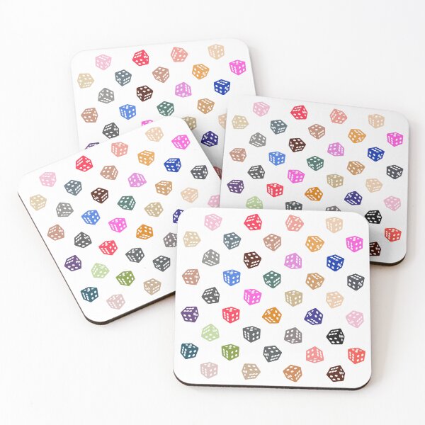 Item preview, Abstract Multicolour Dice designed and sold by Pixel4Art.