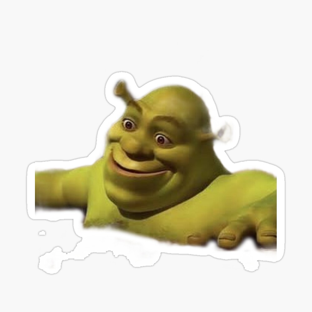 Copy of Shrek Sticker for Sale by LivChrisDesigns