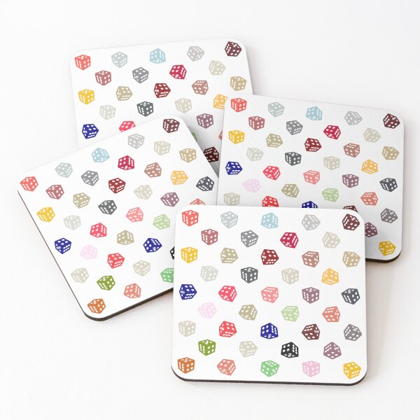 Item preview, Abstract Multicolour Dice designed and sold by Pixel4Art.