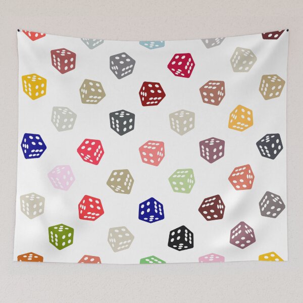 Item preview, Abstract Multicolour Dice designed and sold by Pixel4Art.