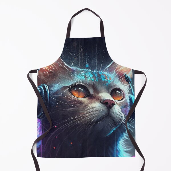 Item preview, Sparkling Lofi Cyberpunk Cat designed and sold by TortillaChief.