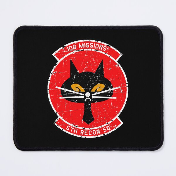 Item preview, USAF - 5th Reconnaissance Squadron - 100 Missions - Grunge Style designed and sold by pzd501.