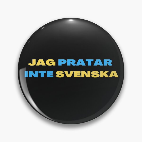 Artikelvorschau, Jag pratar inte svenska (ich spreche kein Schwedisch) mehrfarbiger Entwurf entworfen und verkauft von Mimifsud.