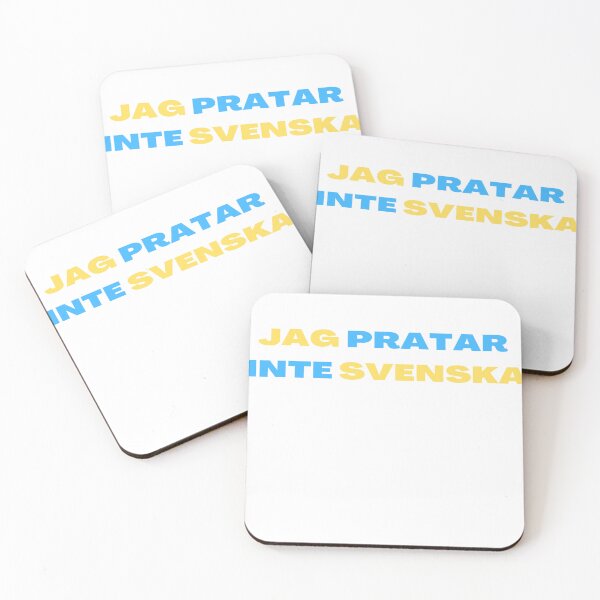 Item preview, Jag pratar inte svenska (I don't speak Swedish) multi-coloured design designed and sold by Mimifsud.