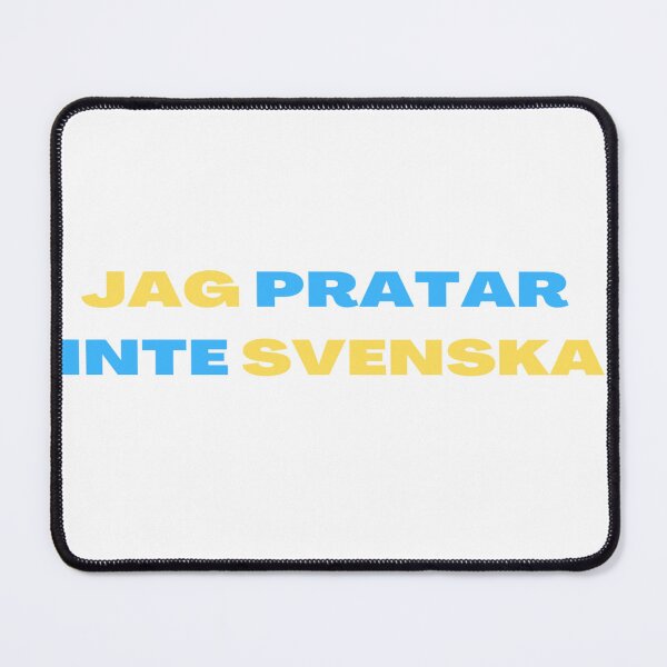 Item preview, Jag pratar inte svenska (I don't speak Swedish) multi-coloured design designed and sold by Mimifsud.