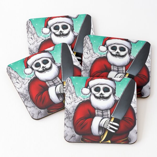 Item preview, Skeletal Santa with a knife  designed and sold by dwhowe.
