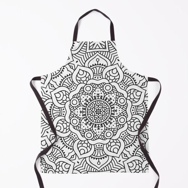 Item preview, The line Art _ Rangoli Edition _ B&W designed and sold by AI-Collections.
