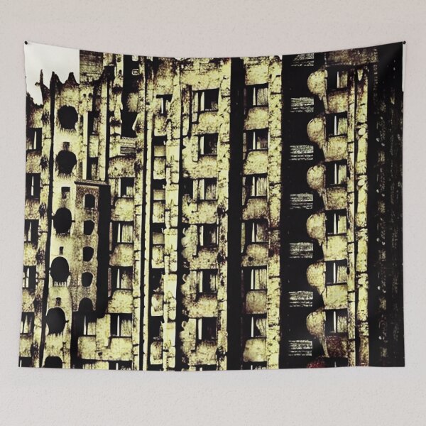 Item preview, Crumbling Tower Block designed and sold by dystopiatoday.