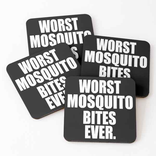 Item preview, WORST MOSQUITO BITES EVER designed and sold by PuddleMart.