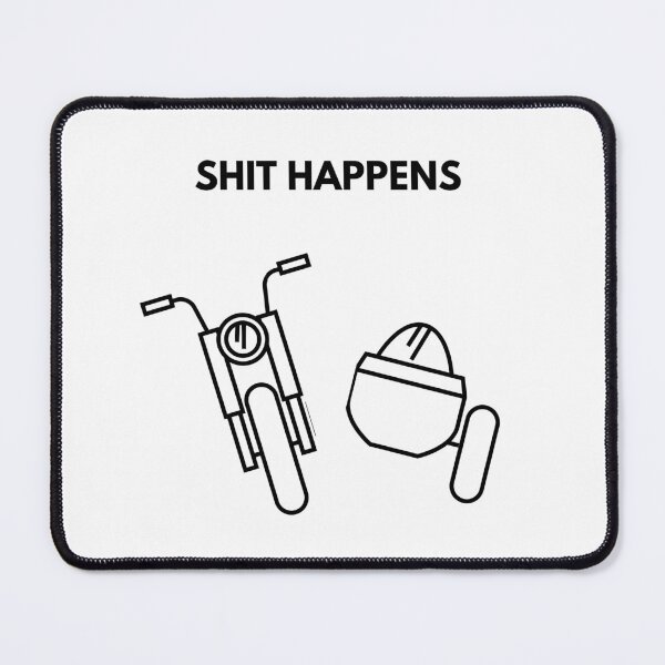 Item preview, Sidecar Shit Happens design. designed and sold by MayaAndNora.