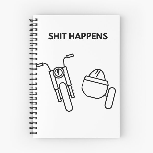 Item preview, Sidecar Shit Happens design. designed and sold by MayaAndNora.