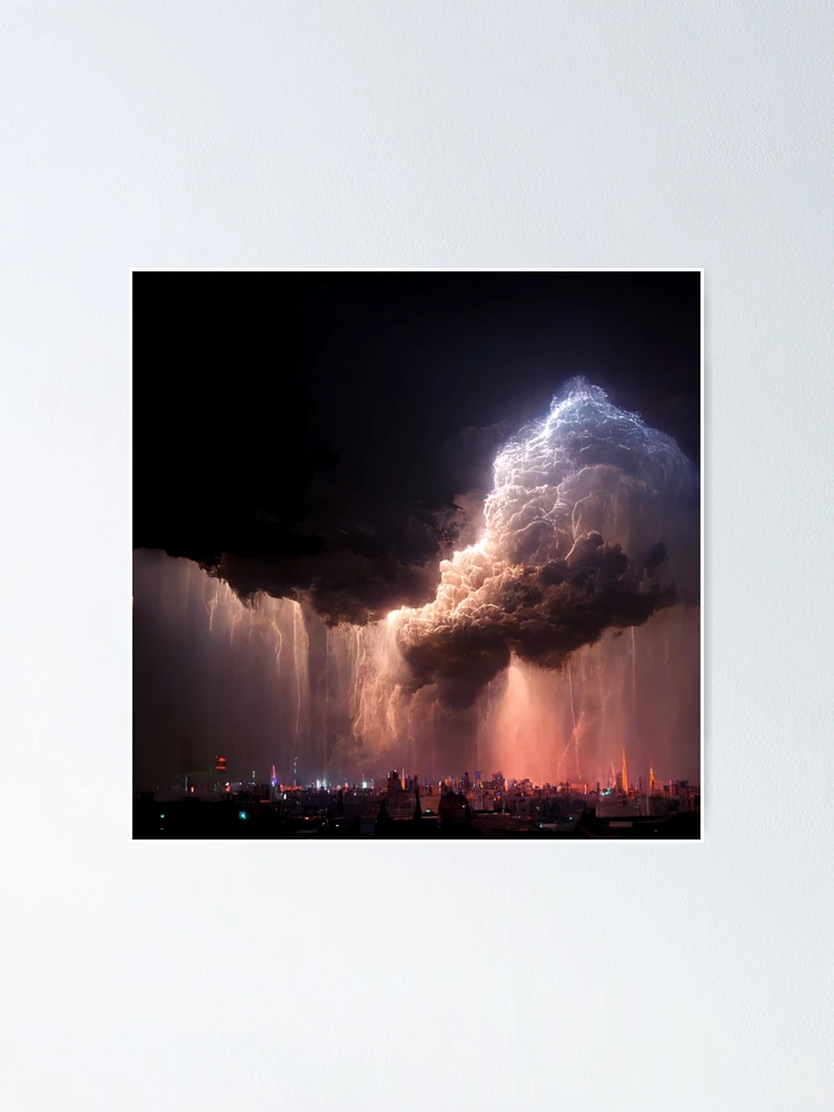 Heavy Storm over a Large City #2