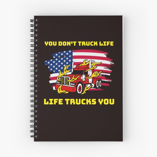 Artikelvorschau, Amerikanischer Trucker, Sie transportieren kein Leben, das Leben transportiert Sie RY entworfen und verkauft von TeamsterLife.