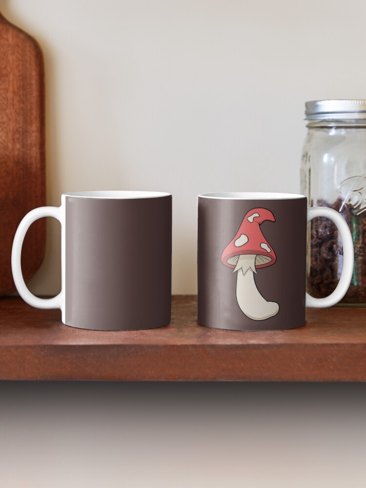 Mushroom Forest Mug With Spoon & Lid