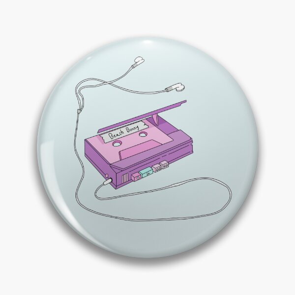 Item preview, Beach Bunny cassette sticker designed and sold by Nics-designs.