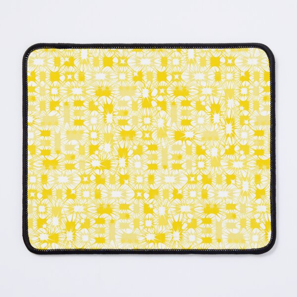 Item preview, Geometric, Pattern, Shapes, Lines, Modern, Abstract, Art, Shocking - Yellow on No Color designed and sold by LucidLounger.