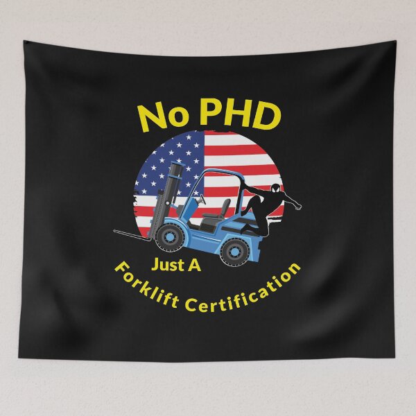 Item preview, Forklift Ninja, No PHD, Just a Forklift Certification BY designed and sold by TeamsterLife.