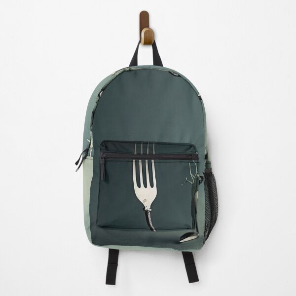 Item preview, Knife and fork with a funny cheff monster designed and sold by mrlongfield.