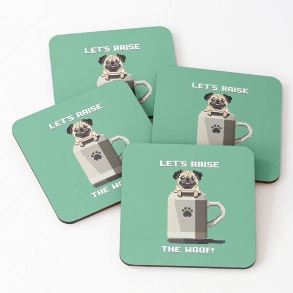 Artikelvorschau, Let's Raise the Woof! (Keppel) entworfen und verkauft von PixelByFatbeard.