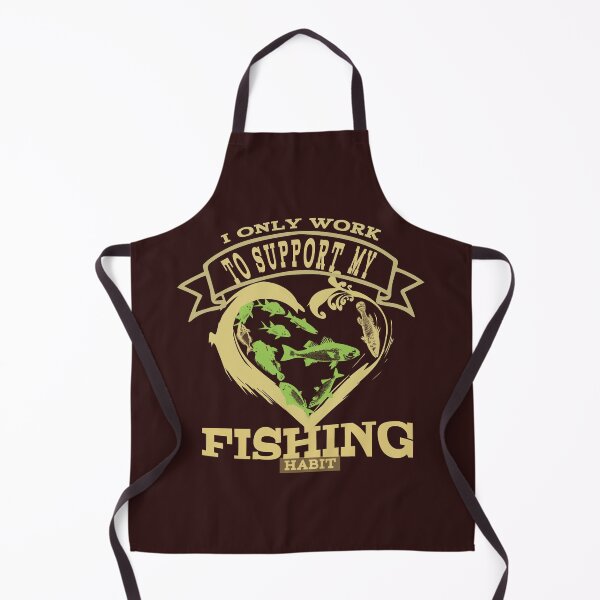 Item preview, I Only Work To Support My Fishing Habit designed and sold by Tilyasshop.