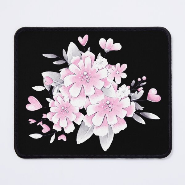 Item preview, pastel pink watercolor flowers designed and sold by MagicStrawberry.