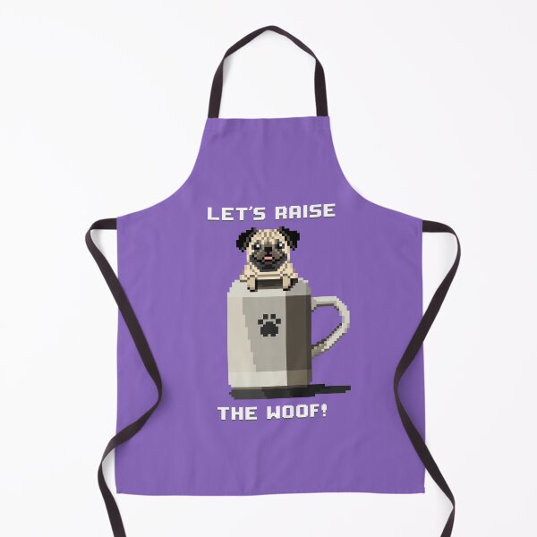 Artikelvorschau, Let's Raise the Woof! (Lilac Bush) entworfen und verkauft von PixelByFatbeard.