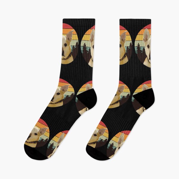 Item preview, DOG FACE SHIBA mut DOG FOREST RETRO PINES SUNSET GIFT designed and sold by cowtownCOWBOY.