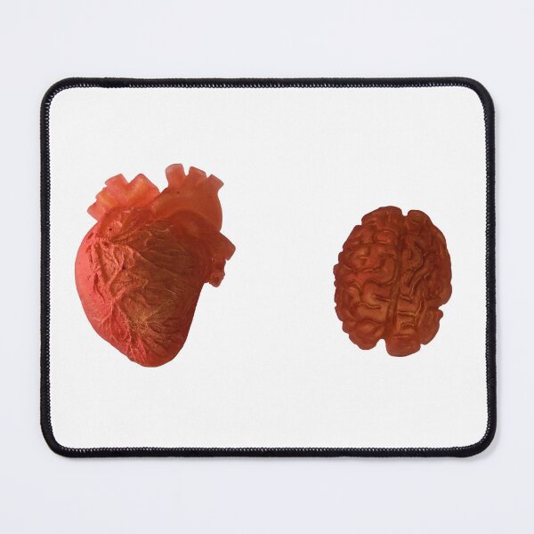 Item preview, Heart and Brain in red  designed and sold by cockroachMag.