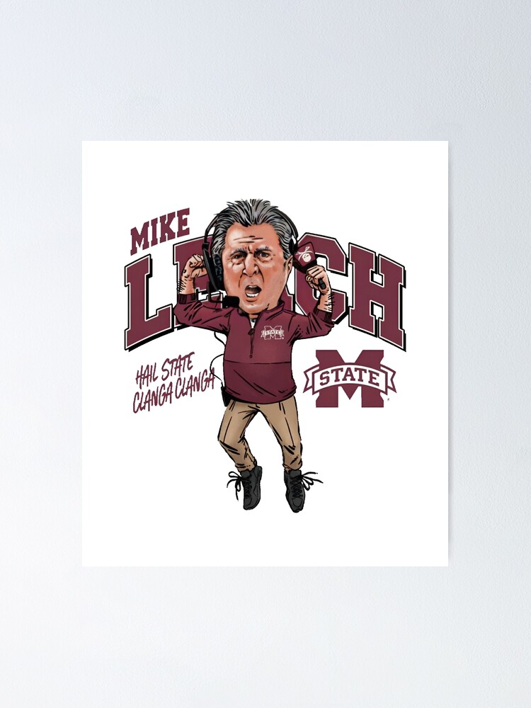 "mike leach" Poster for Sale by stacyfashion Redbubble