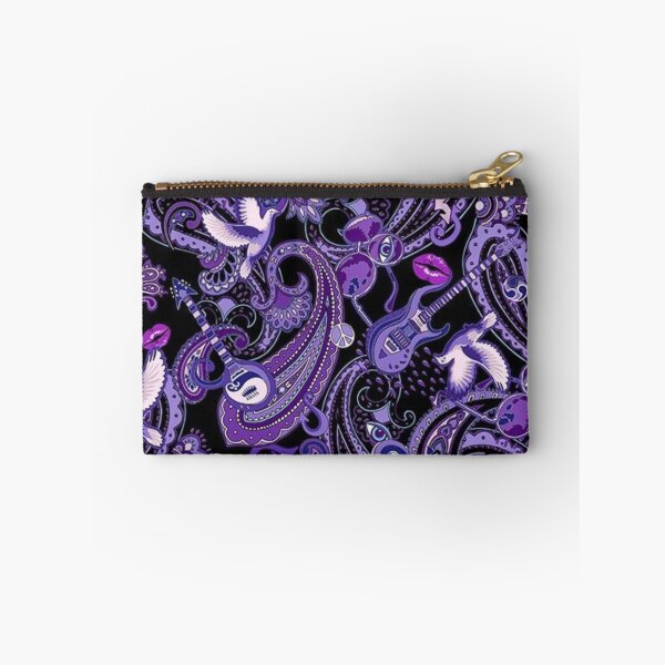 Item preview, Purple and Black Paisley Guitar Art designed and sold by GypsyGarou.