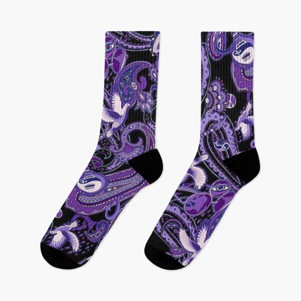Item preview, Purple and Black Paisley Guitar Art designed and sold by GypsyGarou.