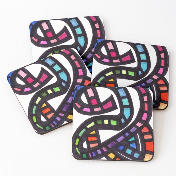 Item preview, Rainbow Train Tracks In Candy Land designed and sold by JPArtShop1.