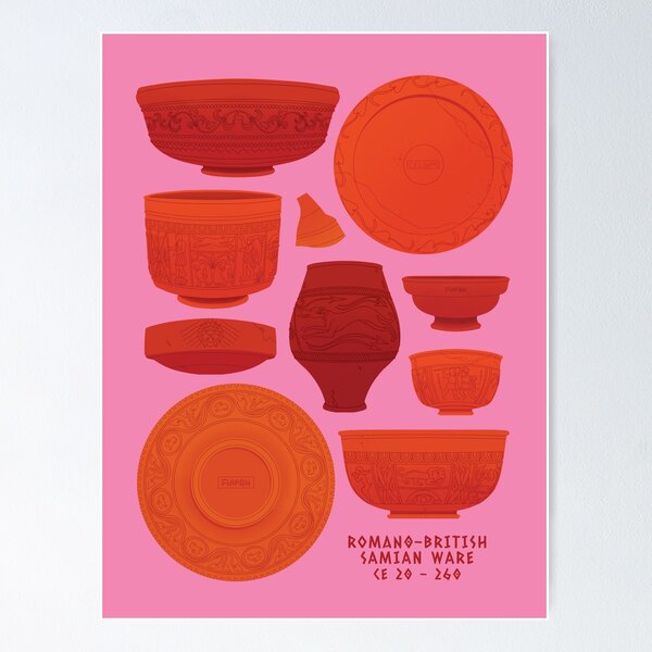 Item preview, Romano-British Samian Ware designed and sold by flaroh.