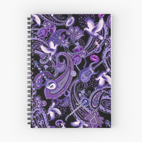 Item preview, Purple and Black Paisley Guitar Art designed and sold by GypsyGarou.
