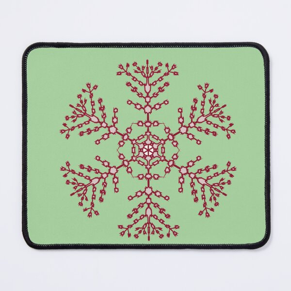 Item preview, red snowflake  designed and sold by Francespoppy.